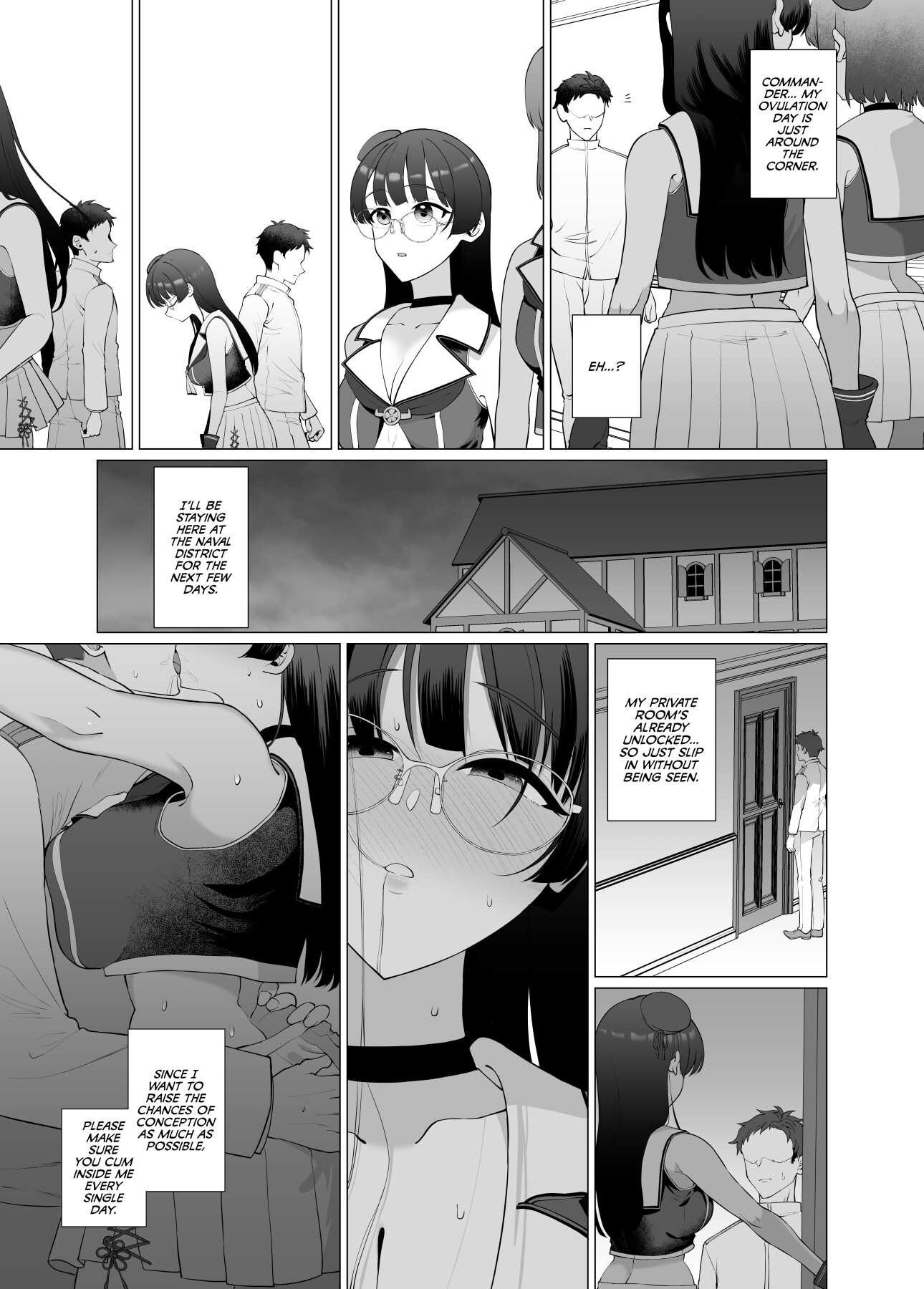 Hentai Manga Comic-The Day I Broke - The Story of Chokai's Secret Cheating with the Admiral Until She Gets Pregnant-Read-18